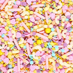 Edible Sprinkles for Cake Decorating 4.23 ounce Pink Heart Sprinkles Topper Cookie Rainbow Cake Sprinkles for Cupcakes Candy Ice Cream Chocolate Nonpareils Sugar Pearl for Wedding Valentine Christmas Party - Image 5