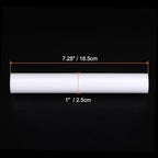 HARFINGTON Acrylic Clay Roller 7.28 Inch x 1 Inch Solid Non-Stick Plastic Round - Image 2