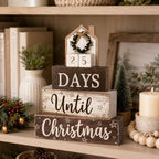 Christmas Countdown Decorations Indoor, Christmas Table Decor for Home - Image 2