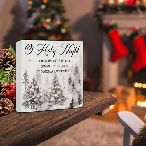 Holy Night Christmas Decor, Christian Decorations - Image 5