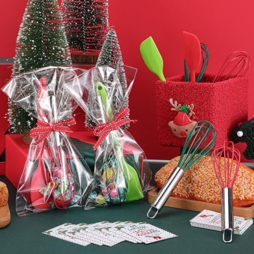 6 Sets Christmas Whisk Silicone Spatula Baking Supplies Gift Set With Card - Image 4