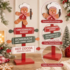 Gingerbread Kitchen Decor Christmas Hot Cocoa Bar Table Sign - Image 6