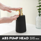Small Soap Dispenser for Bathroom and Kitchen, Modern Farmhouse Striped Style - Image 3