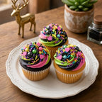 Pink & Black & Green & Yellow Sprinkles Mix Size Pearls Disco Themed Cake Decorations Cupcake Toppers Perfect for Wedding Valentine Christmas Supplies 4.58OZ - Image 5