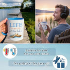 Didaey 6 Pcs Lake House Coffee Mugs Lake Life Gifts Ceramic Cup 12 oz - Image 3