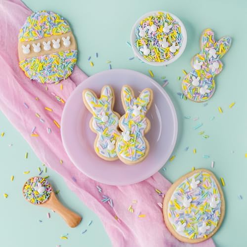 Sweets Indeed Sprinkles, 4 Pack, Edible Sprinkle Mix, Perfect for Cake Decorations, Baking, Ice Cream, Cookies, Cupcake Topper (Spring) - Image 6