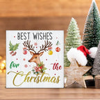 Christmas Sign Decor, Elk Christmas Decorations - Image 4