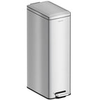 8 gallon/30L Slim Stainless Steel Garbage Can by SolaceCove