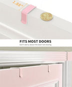 Moforoco Pink 9-Tier Over The Door Pantry Organizer, Pantry Organization and - Image 3