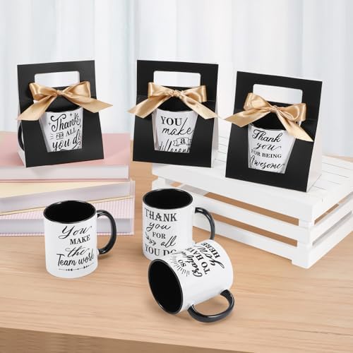 LemonRoad 6 Set Employee Appreciation Gifts 12 oz Thank You Mug and Mug Box - Image 5