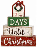 Christmas Countdown Decorations Indoor, Christmas Table Decor for Home by Unknown