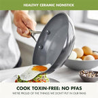 GreenPan Valencia Pro Ceramic Nonstick 11” Frying Pan Skillet, Hard Anodized - Image 3