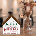 Vintage Christmas Coffee Bar Decor, Kitchen Christmas Decorations - Image 5