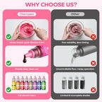 Food Coloring Set - 8 Colors Liquid Edible Dye for Baking Cake Cookie 6ml - Image 5