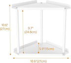 Jesginboo 2 Tier Bathroom Counter Organizer, Vanity Organizer Corner Shelf - Image 3