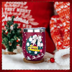 MEZMUT 12 Oz Insulated Christmas Wine Tumbler with Lid Straw (Red,1) - Image 6