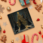 Witchy Christmas Tree Decor, Christmas Gothic Witch Wooden Sign - Image 4