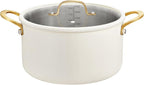 BEZIA 10 Quart Stainless Steel Stock Pot, Large Soup Pot, Casserole by BEZIA