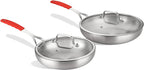 DELARLO Tri-ply Stainless Steel Frying Pan Set by DELARLOCOOKWARE