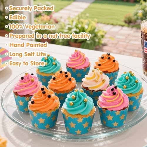 Edible Pearl Sprinkles for Cake Decorating,Black Gold Candy Sprinkle Mix - Image 6
