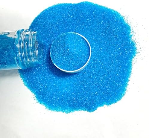 Edible Blue Sanding Sugar Sprinkles 142g/ 5.01oz Sparkling Blue Sugar Crystals for cake decorating for Cakes, Cookies, Cupcakes, Ice Cream Topping and Rimming Sugar - Image 2