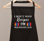 I Don't Need Recipes Novelty Chef Kitchen BBQ Apron Barber Chef Bib BBQ Kitchen - Image 2