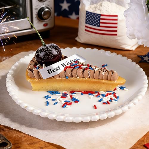 Red White and Blue Sprinkles for Cake Decorating, Patriotic 4th of July Sprinkles with Star Nonpareils Jimmies Sanding Sugar for Ice Cream Brownie Cupcake Cookie Baking - Image 4