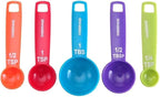 Farberware Set of 5 Measuring Spoons, Includes Detachable Ring - Image 2