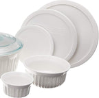 CorningWare French White 10-Pc Ceramic Bakeware Set - Image 3