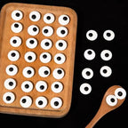 Sentovac 1cm Candy Eyeballs Eyes Edible Sugar Sprinkles Cookie Cake Cupcake Toppers Decorations Small Candy Eyes for Christmas Halloween Easter Cake Decorations Supplies - Image 5