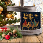 Christian Christmas Decor, Tonight We Ride Wooden Sign Bible Story Decor - Image 7