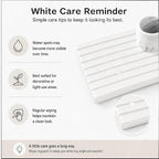 2PCS Water Absorbing Stone Drying Tray Mat - Image 4