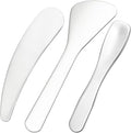 Pndeyo 3pcs Mini Stainless Steel Makeup Spatula, Reusable Cosmetic Cream by Pndeyo