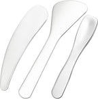 Pndeyo 3pcs Mini Stainless Steel Makeup Spatula, Reusable Cosmetic Cream by Pndeyo