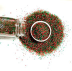Edible Red and Green Sanding Sugar Sprinkles 142g/ 5.01oz Christmas Themed Sanding Sugar for Baking and Decorating Topping Cake Cookie Cupcake Topper Ice Cream Supplies - Image 2
