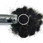 Edible Black Sanding Sugar Sprinkles 142g/ 5.01oz Sugar Crystals for Cake Decorating Candy Baking Decorations Ice Cream Toppings and Cupcake Decorating for Valentines Halloween Christmas - Image 2