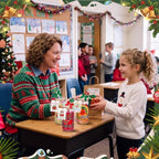 Vesici 6 Set Christmas Teacher Appreciation Gifts Glass Cups with Lid Straw - Image 5