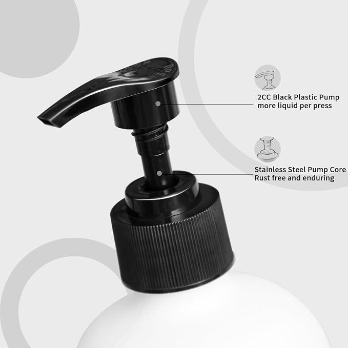MOMEEMO Soap Dispenser Set 2 Pack, Contains Dish and Hand Soap Dispenser. - Image 4