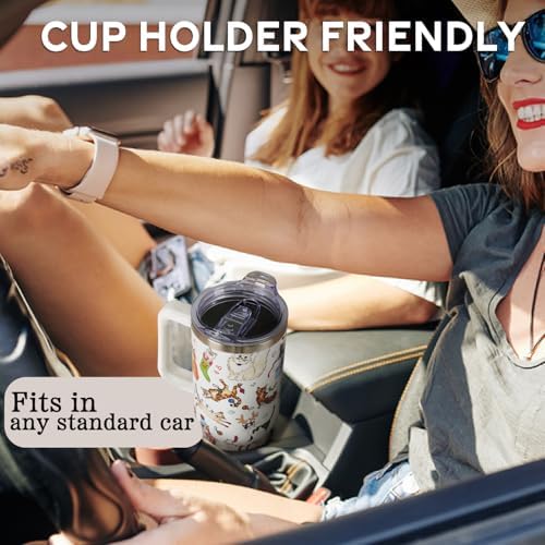 Christmas Tumbler with Handle and Straw Lid 40 oz,Cute Merry Xmas Cat Lovers Gifts for Women Vacuum Insulated Leak Proof Tumbler,Winter Holiday Accessories Stainless Steel Coffee Cup Mug - Image 6