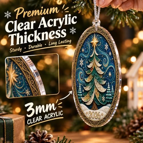 Christmas Ornaments, 2026 Christmas Ornaments,Christmas Tree Ornaments, Vintage Christmas Ornaments, Christmas Tree Decorations, Christmas Decorations - Image 5