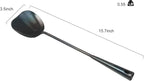 ZhenSanHuan Hand Hammered Carbon Steel Spatula Long Handle Chuan Wok Tool - Image 4