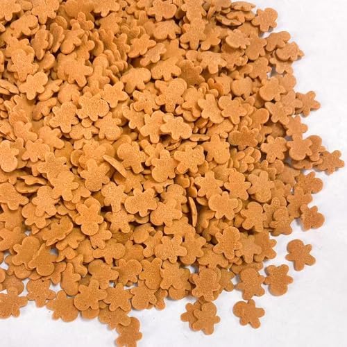 Sentovac Gingerbread Men Confetti Sprinkle Edible Christmas Holiday Sprinkle for Cake Decorating Sugar Candy Cookie Cupcake Topper Baking Decorations Halloween Christmas Supplies by SentovacCakeSprinkles