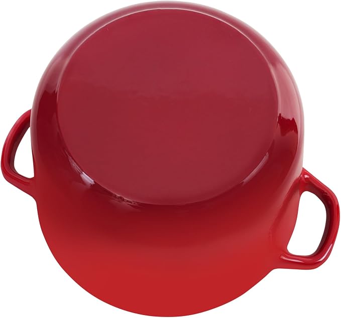 Flavehc Dutch Oven Pot with Lid 2.8 qt Cast Iron Dutch Oven - Image 6