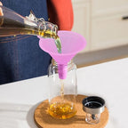 Plastic Funnel Set of 5, All Purpose Cooking Funnels Small to Large Funnel - Image 3