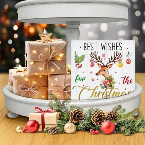 Christmas Sign Decor, Elk Christmas Decorations - Image 7