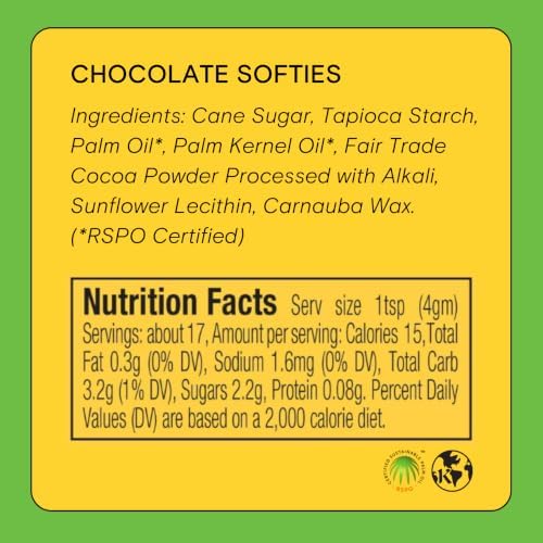 Supernatural Chocolate Softies, Dye-Free Fair Trade Dessert Sprinkles, 16oz - Image 2