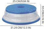 Collapsible Microwave Splatter Cover, Microwave Plate Cover - Image 2