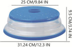 Collapsible Microwave Splatter Cover, Microwave Plate Cover - Image 2