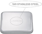 TeamFar Toaster Oven Tray and Rack Set, 9.3’’ x 7’’ x 1’’, Stainless Steel - Image 8