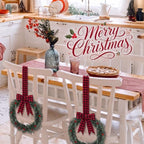 Retrowavy 12 Pcs Christmas Kitchen Cabinet Wreaths with Ribbon Small Wreath - Image 6